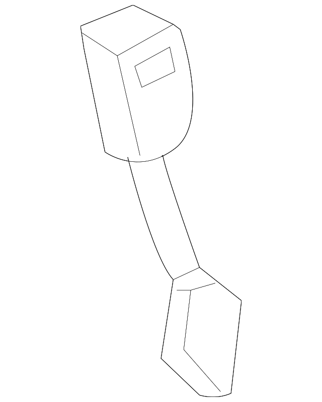 7L1Z-7860045-AG Деталь CENTER BUCKLE