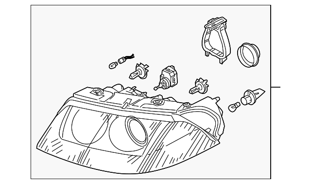 3B0-941-016-AQ HEADLAMP ASSY, RIGHT