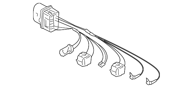 3B0-971-671 WIRE HARNESS, LEFT