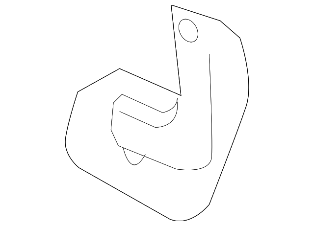 86841-3X500 MUD GUARD, LEFT