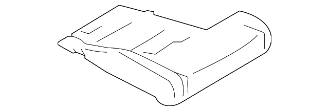 SU003-04382 Деталь SEAT CUSHION PAD, LEFT