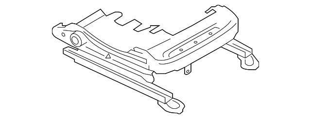 SU003-04717 Деталь SEAT FRAME, LEFT