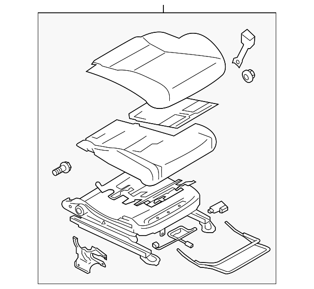 SU003-05173 Деталь CUSHION ASSY, RIGHT