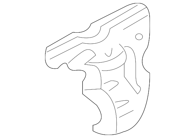 203-885-17-14 Деталь BRACKET, LEFT
