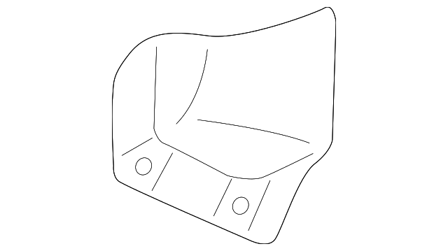 22780595 Деталь GUTTER, LEFT