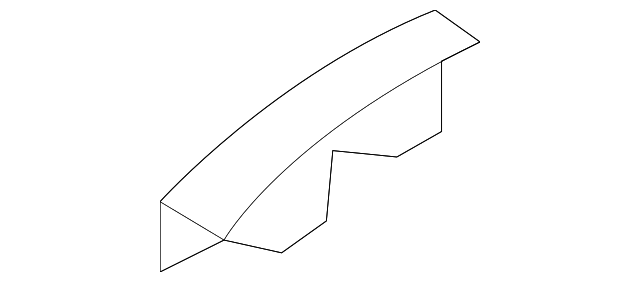 BP4K-70-752 Деталь REAR BODY PANEL REINFORCEMENT, LEFT