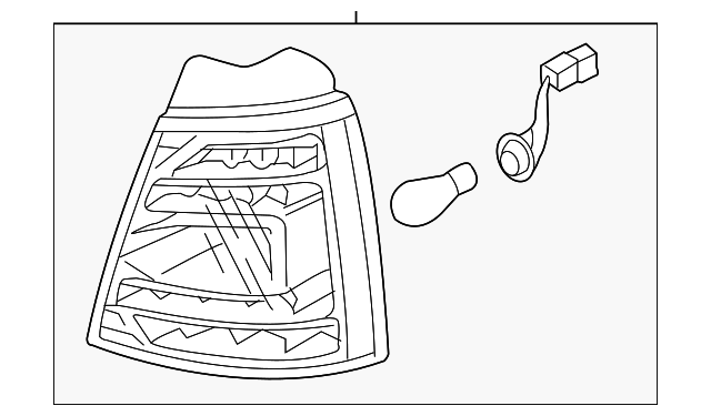 92401-1U100 Деталь TAIL LAMP ASSY, LEFT