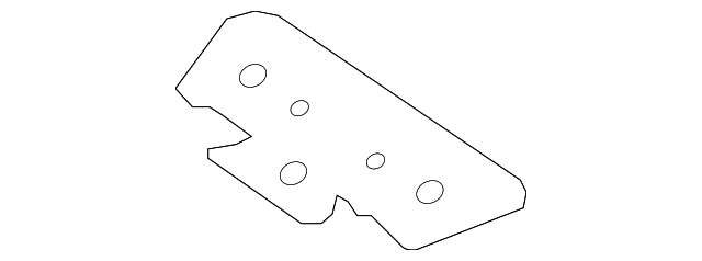 97085JJ50D Деталь PAD, LEFT