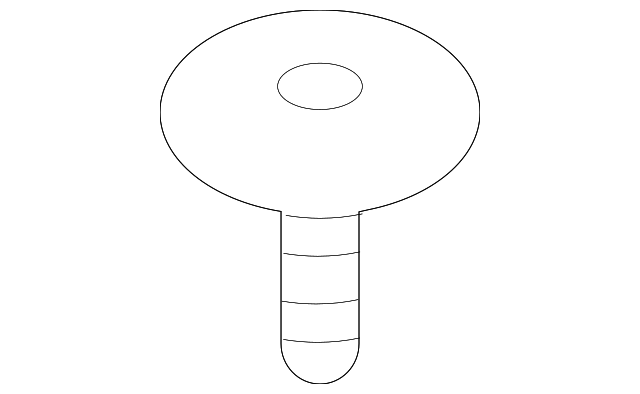 07-11-9-908-042 SIDE BRACKET SCREW, LEFT