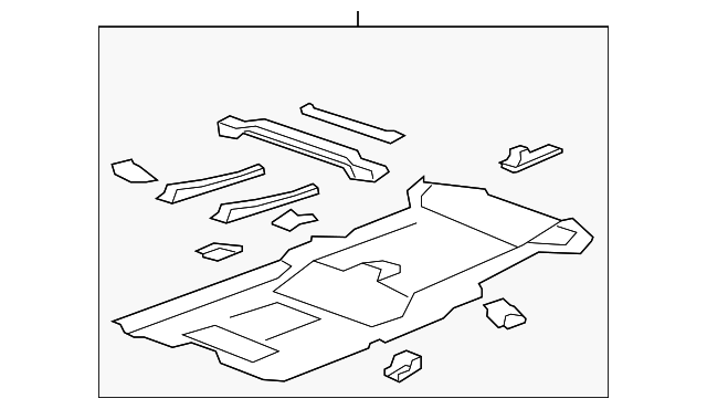 65200-STX-A01ZZ PANEL SUB, FLOOR