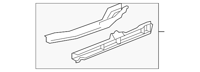 65160-STX-A02ZZ FRAME, L. FR. FLOOR