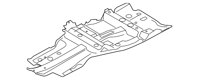 G43201BAMA Деталь FRONT FLOOR PAN, RIGHT