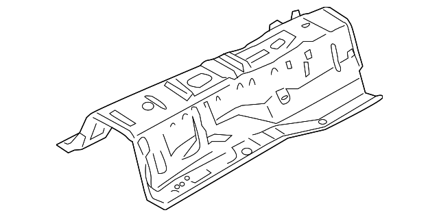 G43101BAMA Деталь CENTER FLOOR PAN