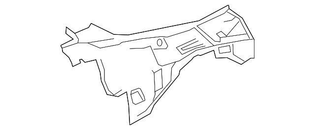 76631-CD000 Деталь UPPER PANEL, LEFT