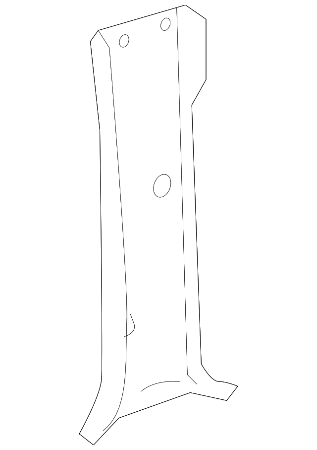 62413-04010-B0 Деталь LWR CTR PLR TRIM, RIGHT
