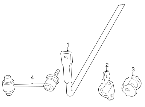 Outlander STABILIZER BAR & COMPONENTS 2
