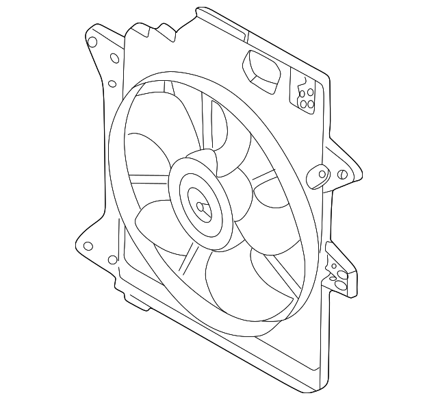 YF10-15-025K Деталь FAN & MOTOR, RIGHT