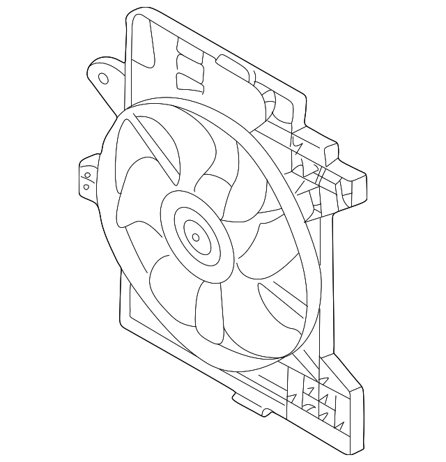 YF09-15-026C Деталь FAN & MOTOR, LEFT