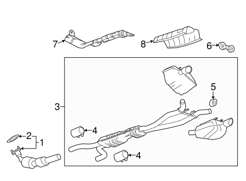 Camaro EXHAUST COMPONENTS 2