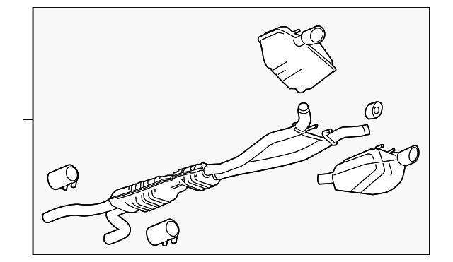 22990287 Деталь MUFFLER & PIPE