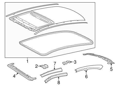 ES350 ROOF & COMPONENTS