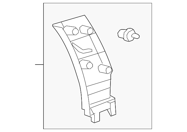62510-0C081-E2 Деталь UPPER TRIM, RIGHT