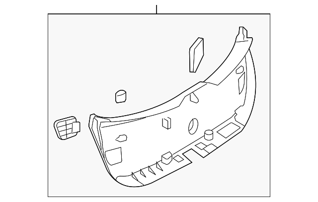BBN9-68-960H Деталь LOWER TRIM