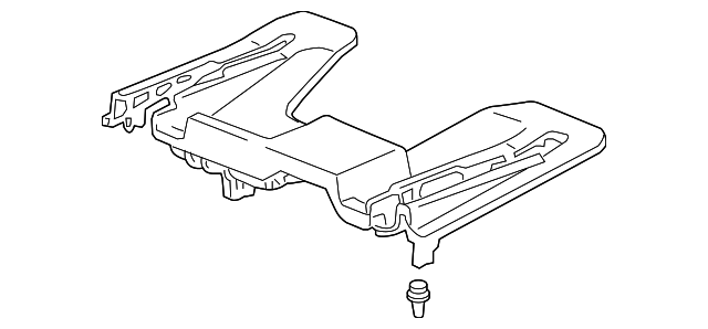 81195-SCV-A01ZA Деталь COVER, R. RR. FOOT *NH167L* (GRAPHITE BL