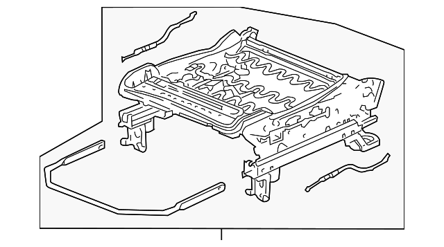 81136-SCV-A01 Деталь FRAME, R. FR. SEAT CUSHION