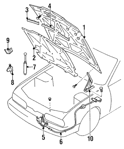 Q45 HOOD & COMPONENTS