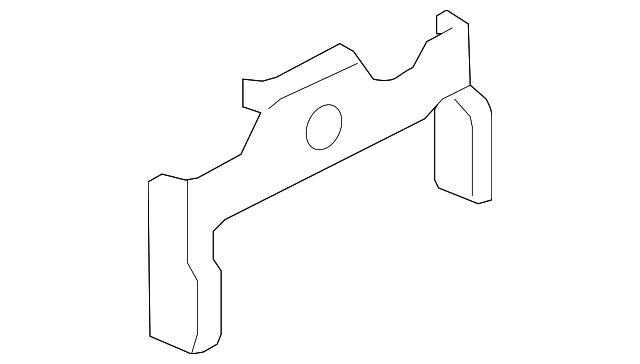 25751445 Деталь LWR CTR PLR TRIM BRACKET, RIGHT