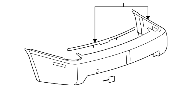 12335936 Деталь BUMPER COVER