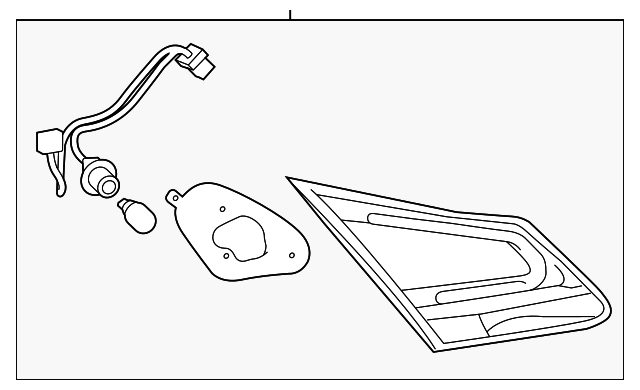 81580-07060 Деталь BACKUP LAMP ASSY, RIGHT