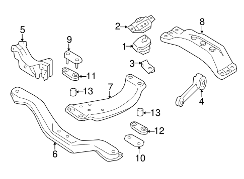 Impreza ENGINE & TRANS MOUNTING 2