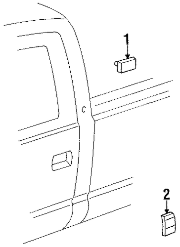 C2500 EXTERIOR TRIM - CAB