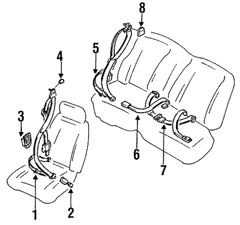M30 FRONT SEAT BELTS