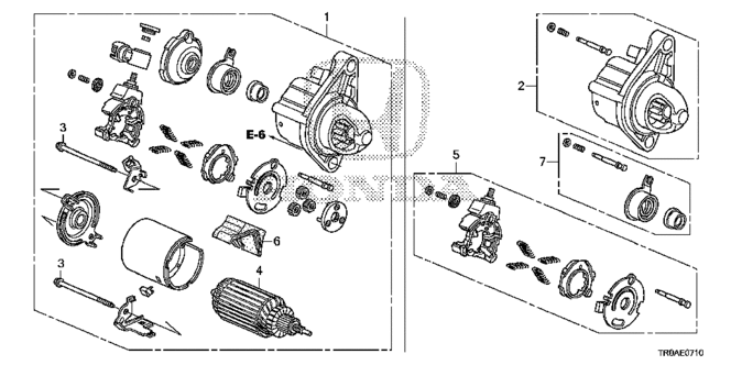 CIVIC SEDAN STARTER MOTOR (MITSUBA) (1.8L)