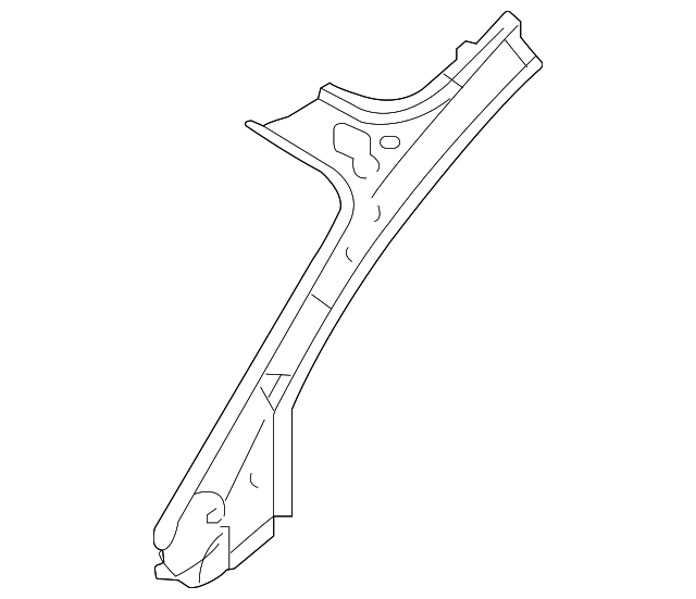 G6230-ZZ9MA Деталь WINDSHIELD PILLAR REINF, RIGHT