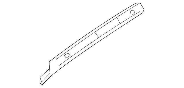 GHP9-71-251 Деталь ROOF RAIL REINFORCEMENT, LEFT