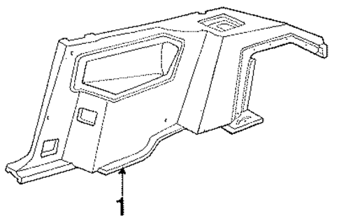 Escort INTERIOR TRIM - QUARTER PANELS 2