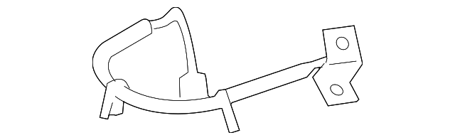 4L3Z-2078-CE Деталь BRAKE HOSE, LEFT