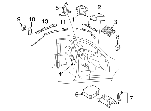Amanti AIR BAG COMPONENTS