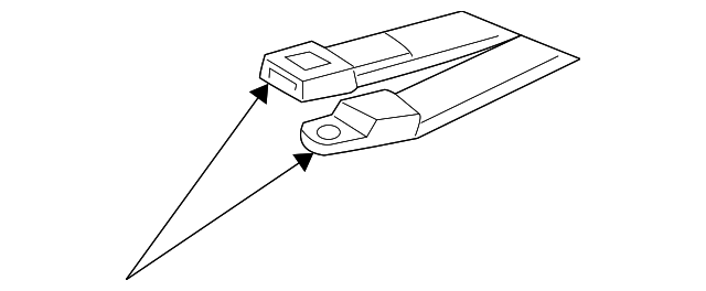 ZZP15791027 CENTER SEAT BELT