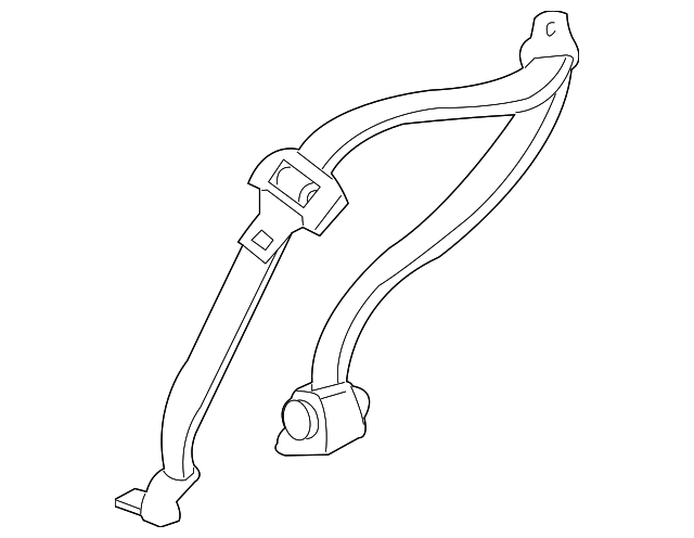 1F605763027 RETRACTOR ASSY, RIGHT