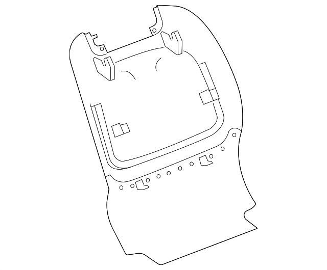 22893022 Деталь SEAT BACK PANEL