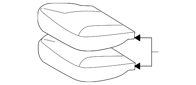 71528-52E60-C0 Деталь SEAT CUSHION PAD, LEFT