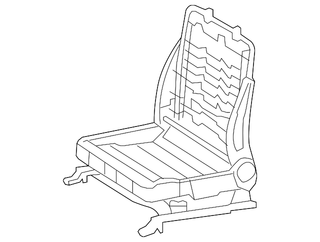 71120-52200 Деталь FRAME ASSY, LEFT