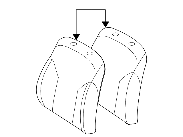71558-52F00-C2 Деталь SEAT BACK, RIGHT