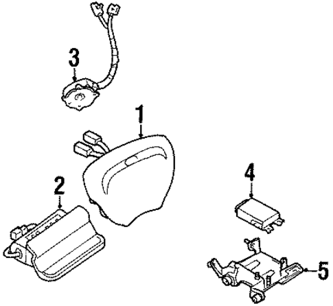 Escort AIR BAG COMPONENTS