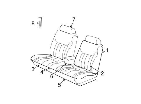 Concorde FRONT SEAT COMPONENTS